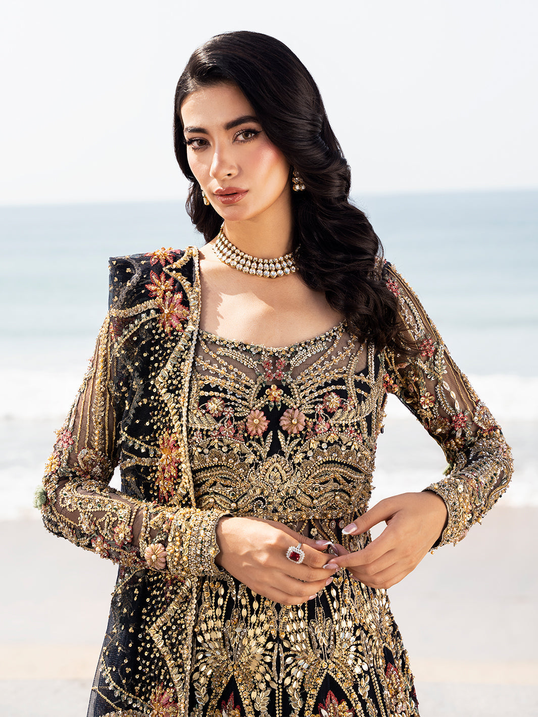 Epoque | Reverie Eternelle | Cendre -  Epoque Ladies Clothes - Original Designer Dress - House of Maryam