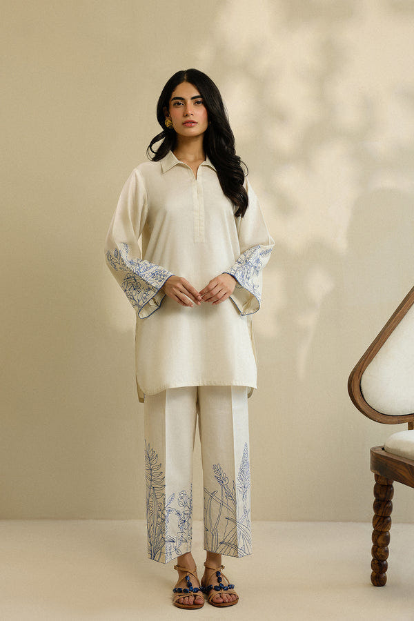 Sahar | Pre Essential Emb Edit | Camellia Pearl