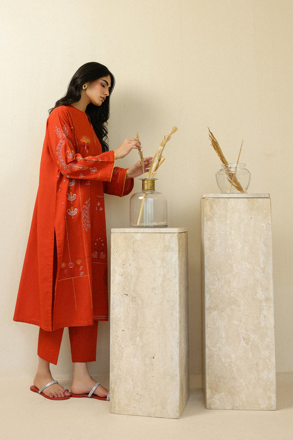 Sahar | Pre Essential Emb Edit | Burnt Citrus-3