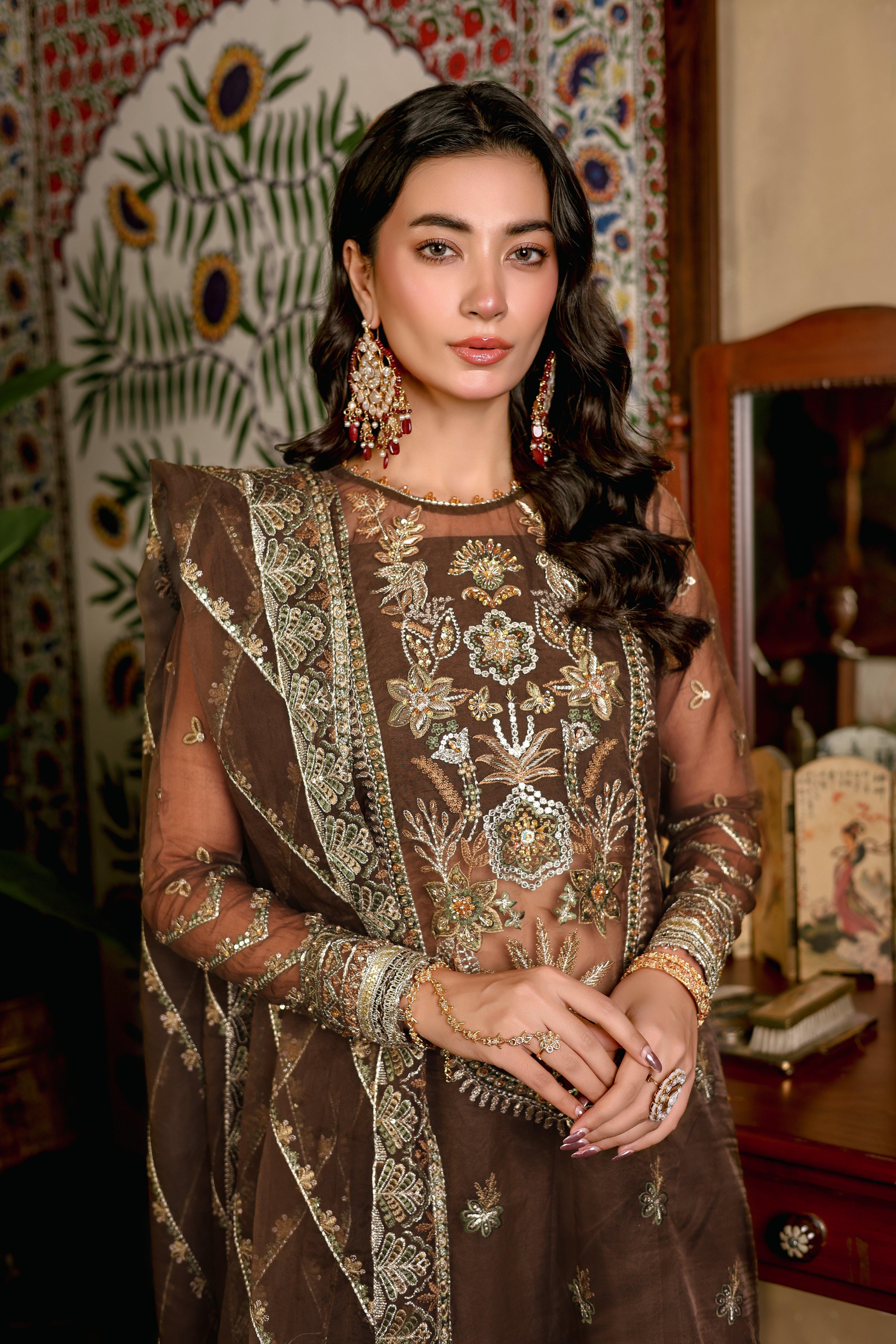 Imran Ramzan | Rubaru | Afreen by Designer Imran Ramzan - House of Maryam - Pakistani Designer Ethnic Wear in {{ shop.shopifyCountryName }}