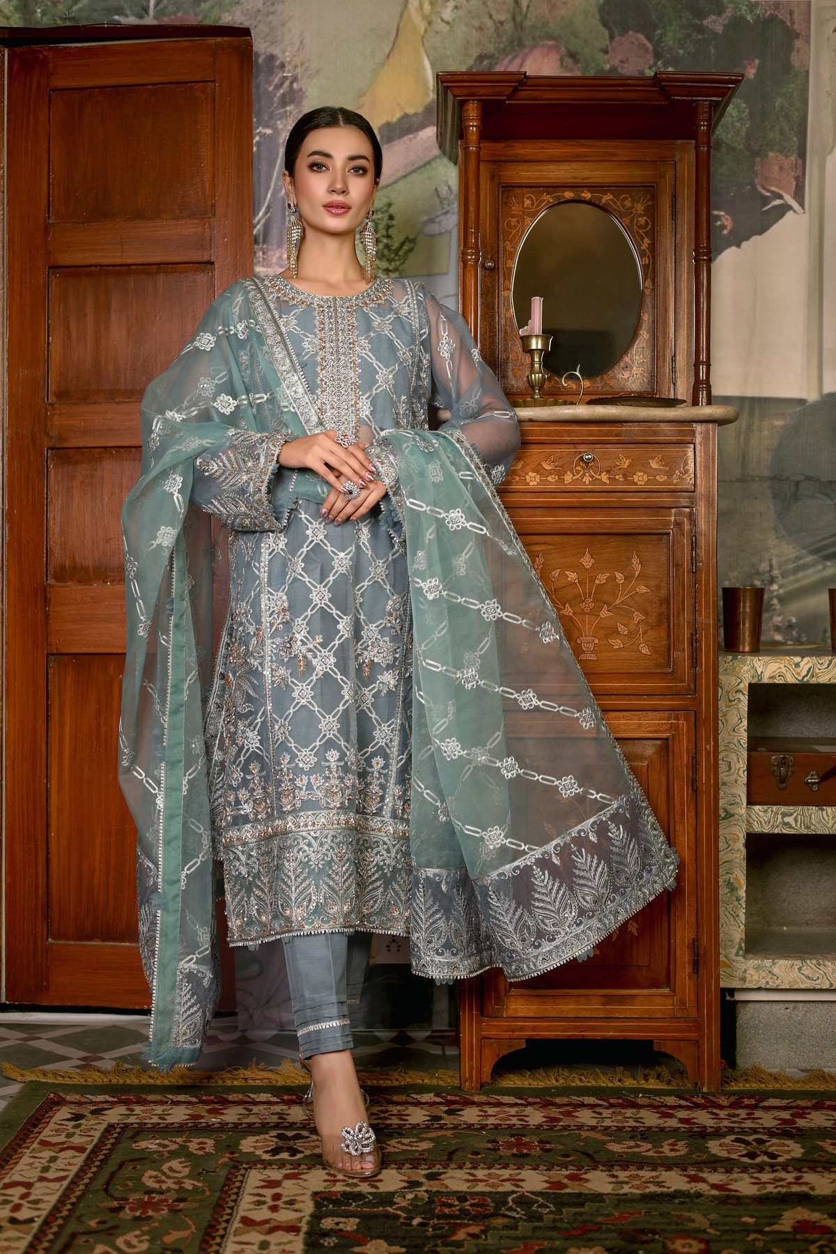 Imran Ramzan | Rubaru | Ghazal -  Imran Ramzan Clothing - Original Designer Dress - House of Maryam