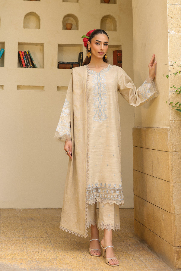 Sahar | Winter 25 | Opal White -  Sahar Ladies Clothes - Original Designer Dress - House of Maryam