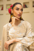 Sahar | Winter 25 | Opal White -  Sahar Ladies Clothes - Original Designer Dress - House of Maryam