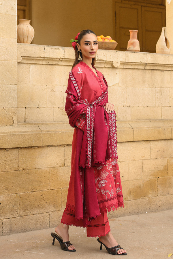 Sahar | winter 25 | Vermilion Glow -  Sahar Ladies Clothes - Original Designer Dress - House of Maryam
