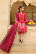 Sahar | winter 25 | Vermilion Glow -  Sahar Ladies Clothes - Original Designer Dress - House of Maryam