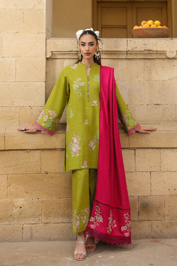 Sahar | winter 25 | Fuchsia Sage -  Sahar Ladies Clothes - Original Designer Dress - House of Maryam