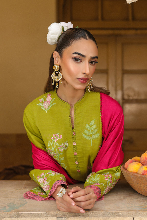 Sahar | winter 25 | Fuchsia Sage -  Sahar Ladies Clothes - Original Designer Dress - House of Maryam