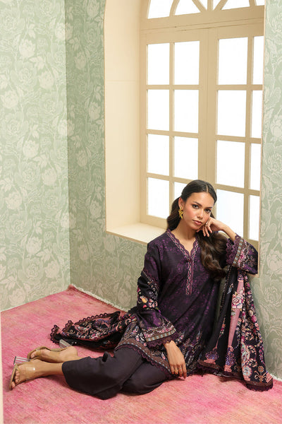 Sahar | Winter 25 | Plum Noir -  Sahar Ladies Clothes - Original Designer Dress - House of Maryam