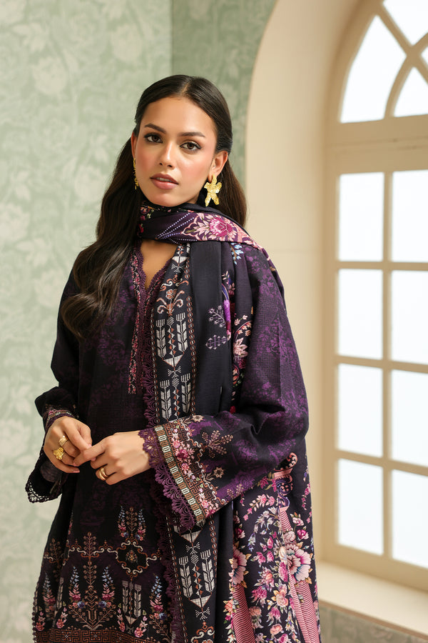 Sahar | Winter 25 | Plum Noir -  Sahar Ladies Clothes - Original Designer Dress - House of Maryam