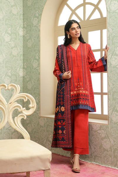 Sahar | winter 25 | Aztec Flame -  Sahar Ladies Clothes - Original Designer Dress - House of Maryam