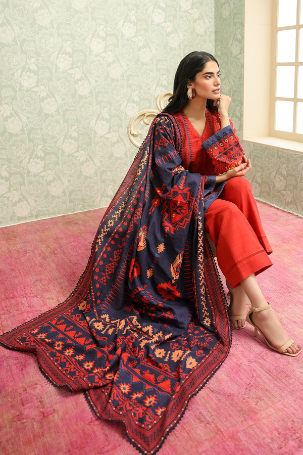Sahar | winter 25 | Aztec Flame -  Sahar Ladies Clothes - Original Designer Dress - House of Maryam