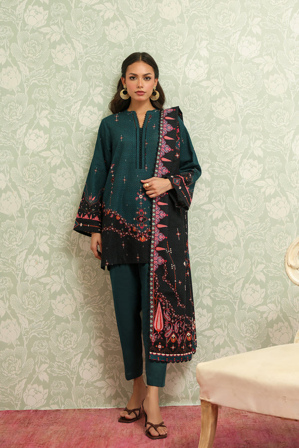 Sahar | Winter 25 | Obsidian Green -  Sahar Ladies Clothes - Original Designer Dress - House of Maryam
