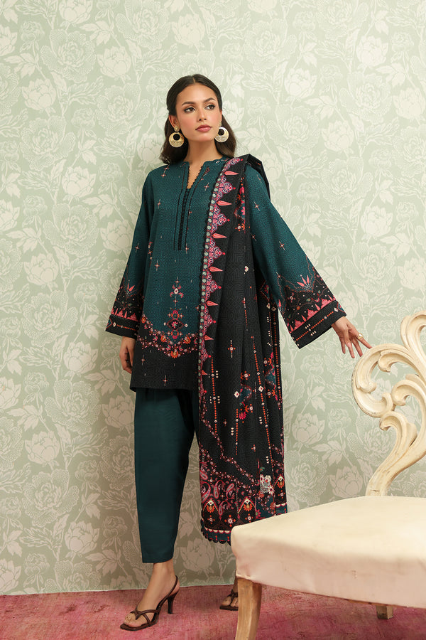 Sahar | Winter 25 | Obsidian Green -  Sahar Ladies Clothes - Original Designer Dress - House of Maryam