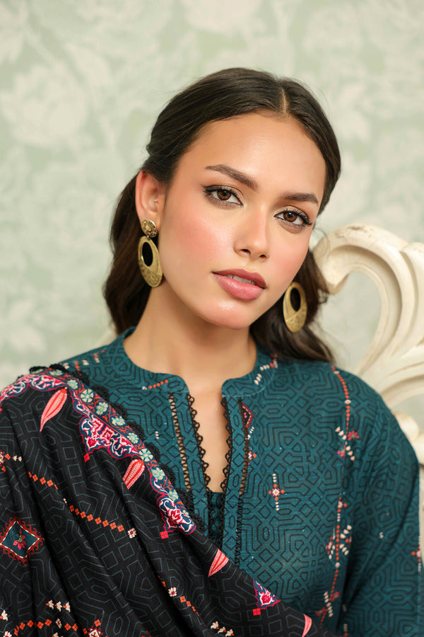 Sahar | Winter 25 | Obsidian Green -  Sahar Ladies Clothes - Original Designer Dress - House of Maryam
