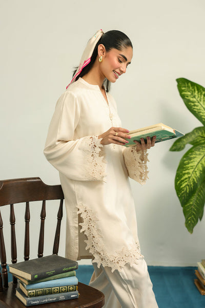 Sahar | Pret Essentials Winter 25 | Ivory Rose
