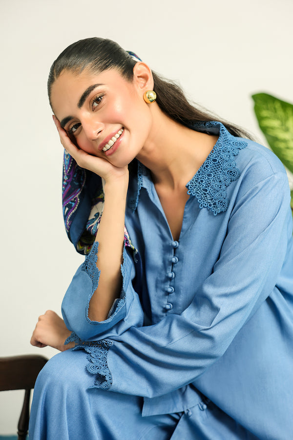 Sahar | Pret Essentials Winter 25 | Blue Éclat, image 10