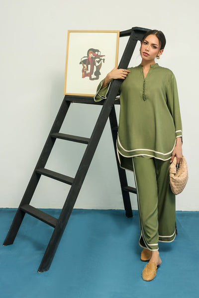 Sahar | Pret Essentials Winter 25 | Olive Luxe