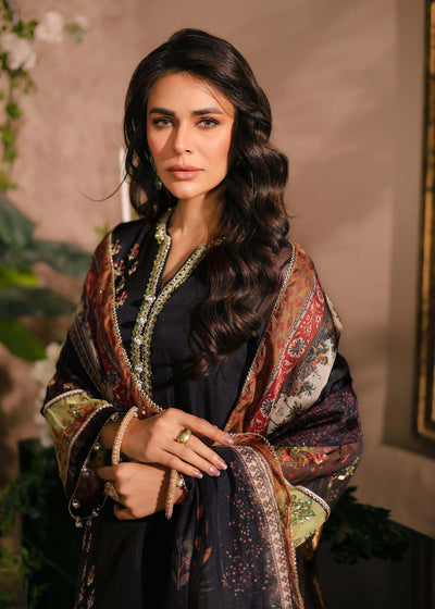 Nuriyaa | Silk Odyssey | Midnight Bloom -  Nuriyaa Semi Formal - Original Designer Dress - House of Maryam