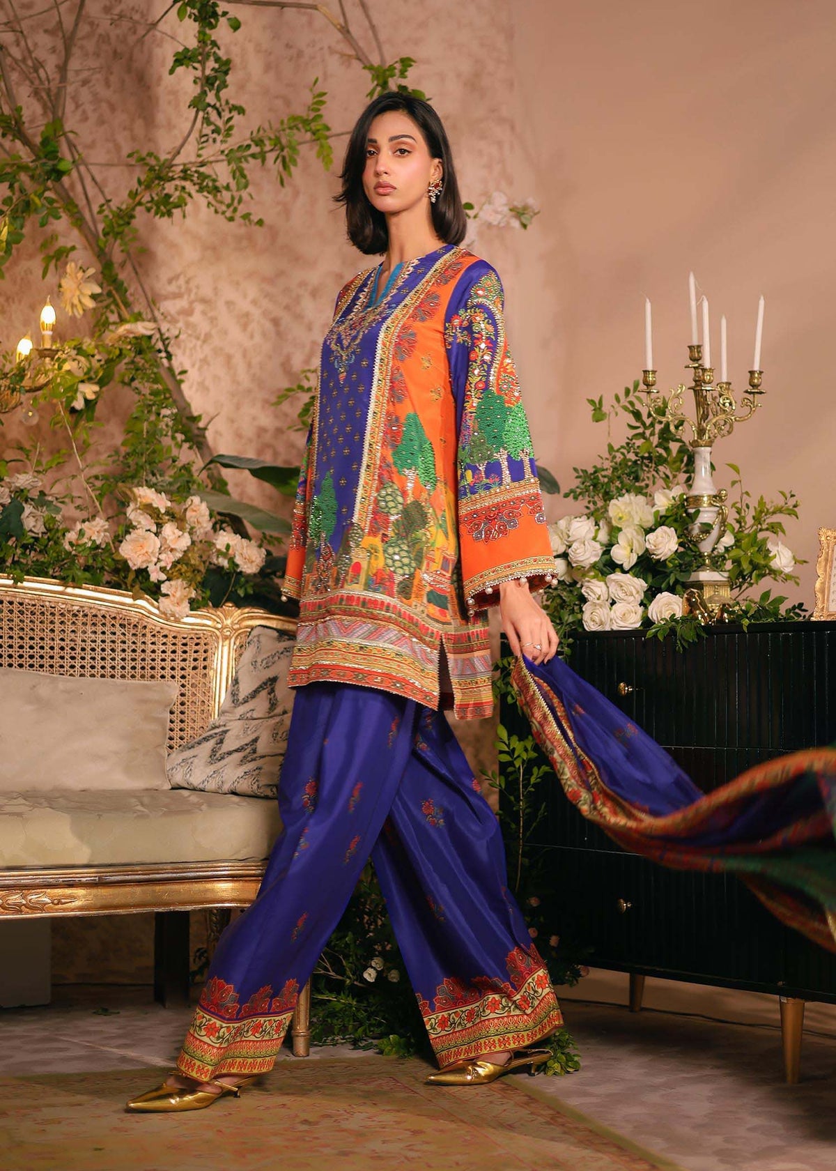 Nuriyaa | Silk Odyssey | Kire -  Nuriyaa Semi Formal - Original Designer Dress - House of Maryam