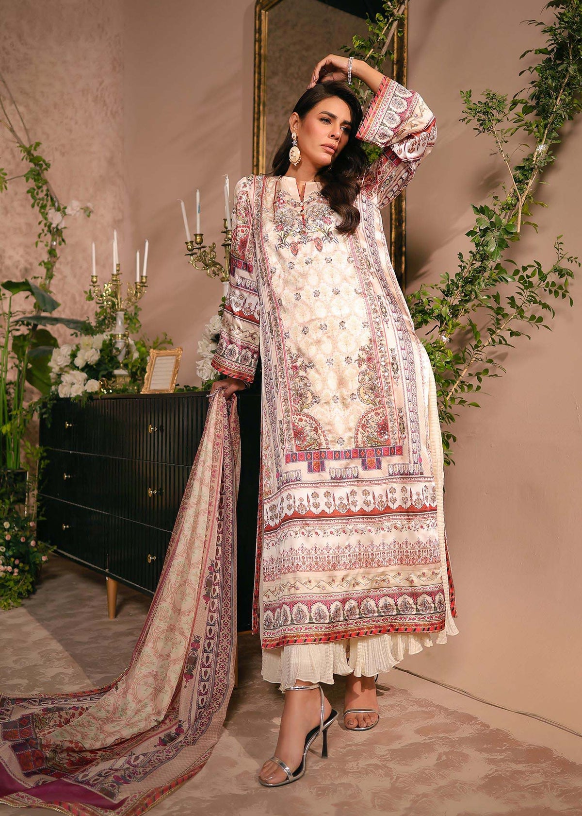 Nuriyaa | Silk Odyssey | Rustic Charm -  Nuriyaa Semi Formal - Original Designer Dress - House of Maryam
