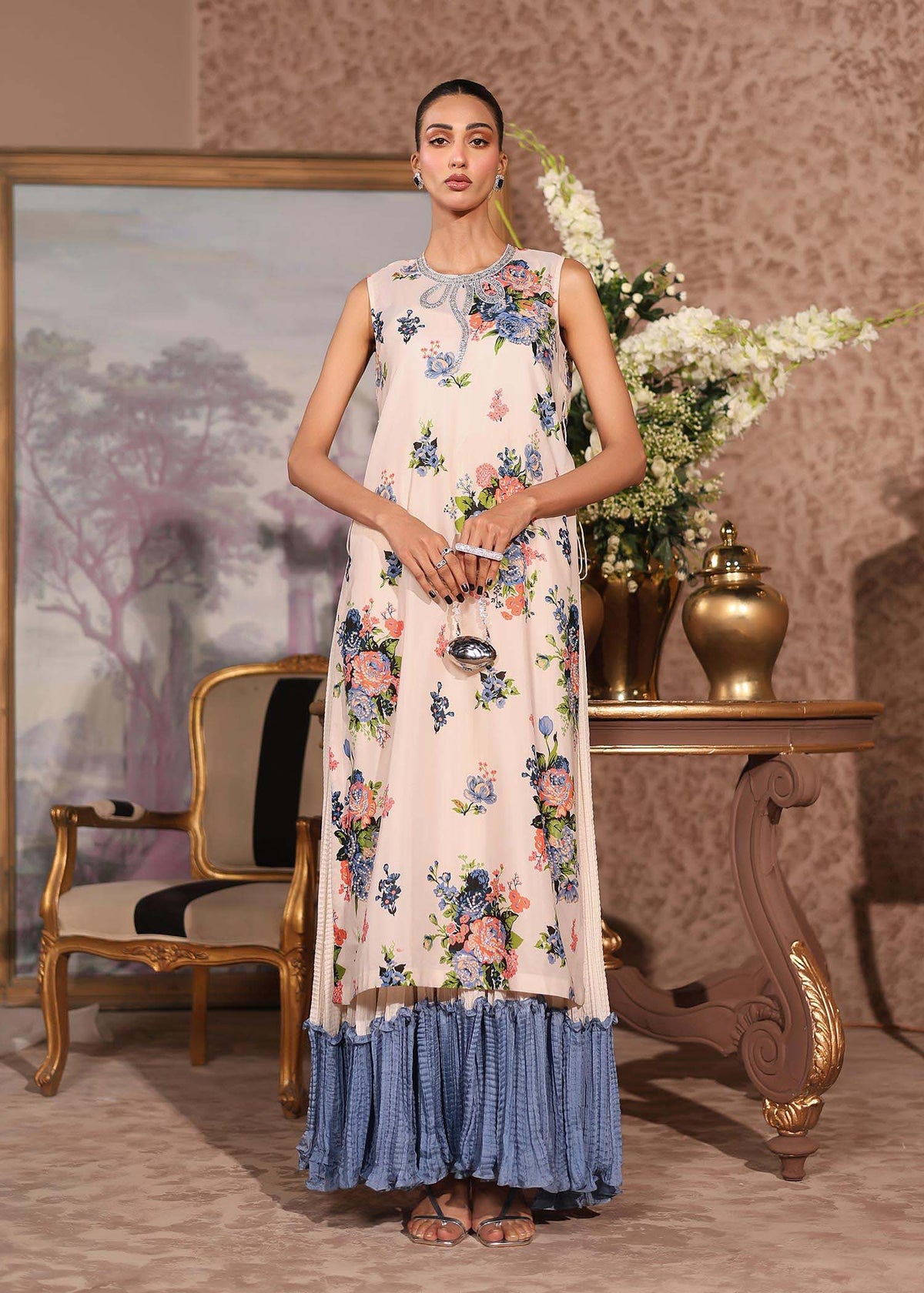 Nuriyaa | Silk Odyssey | Blossom -  Nuriyaa Semi Formal - Original Designer Dress - House of Maryam