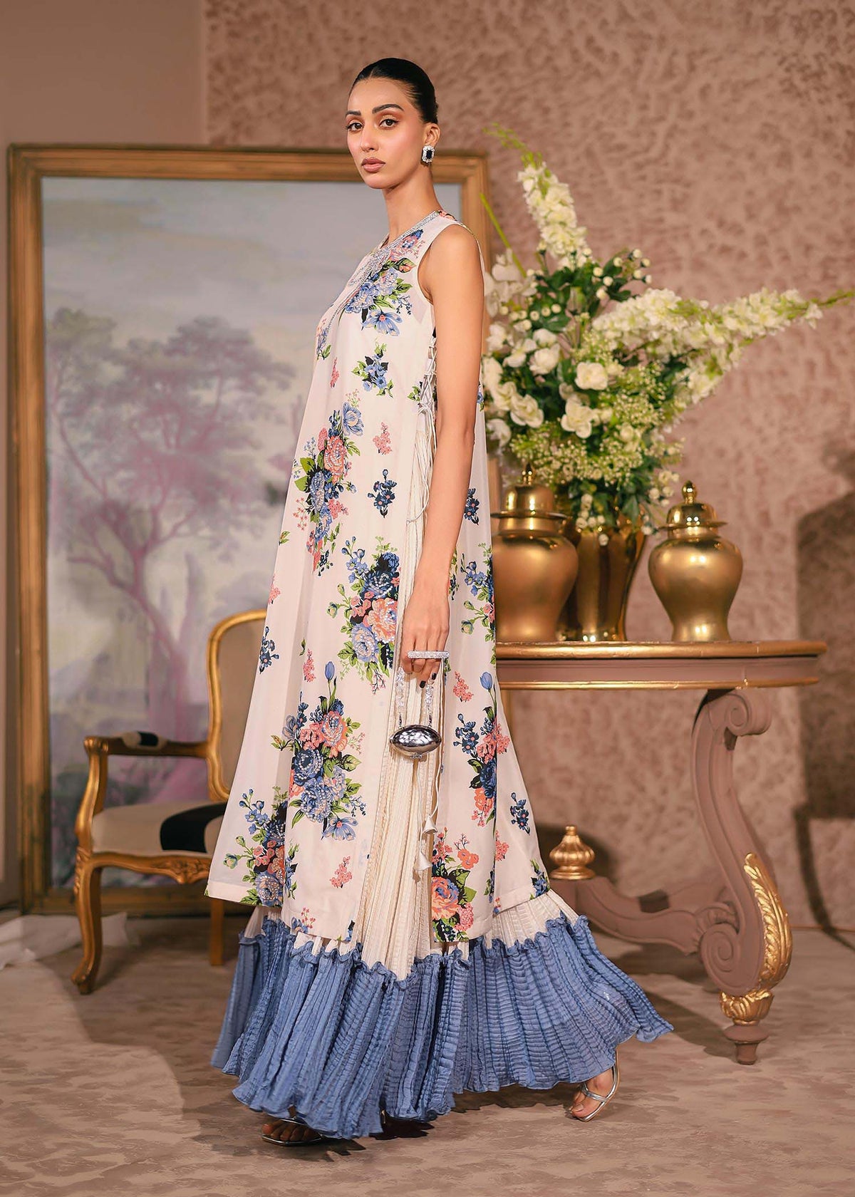 Nuriyaa | Silk Odyssey | Blossom -  Nuriyaa Semi Formal - Original Designer Dress - House of Maryam