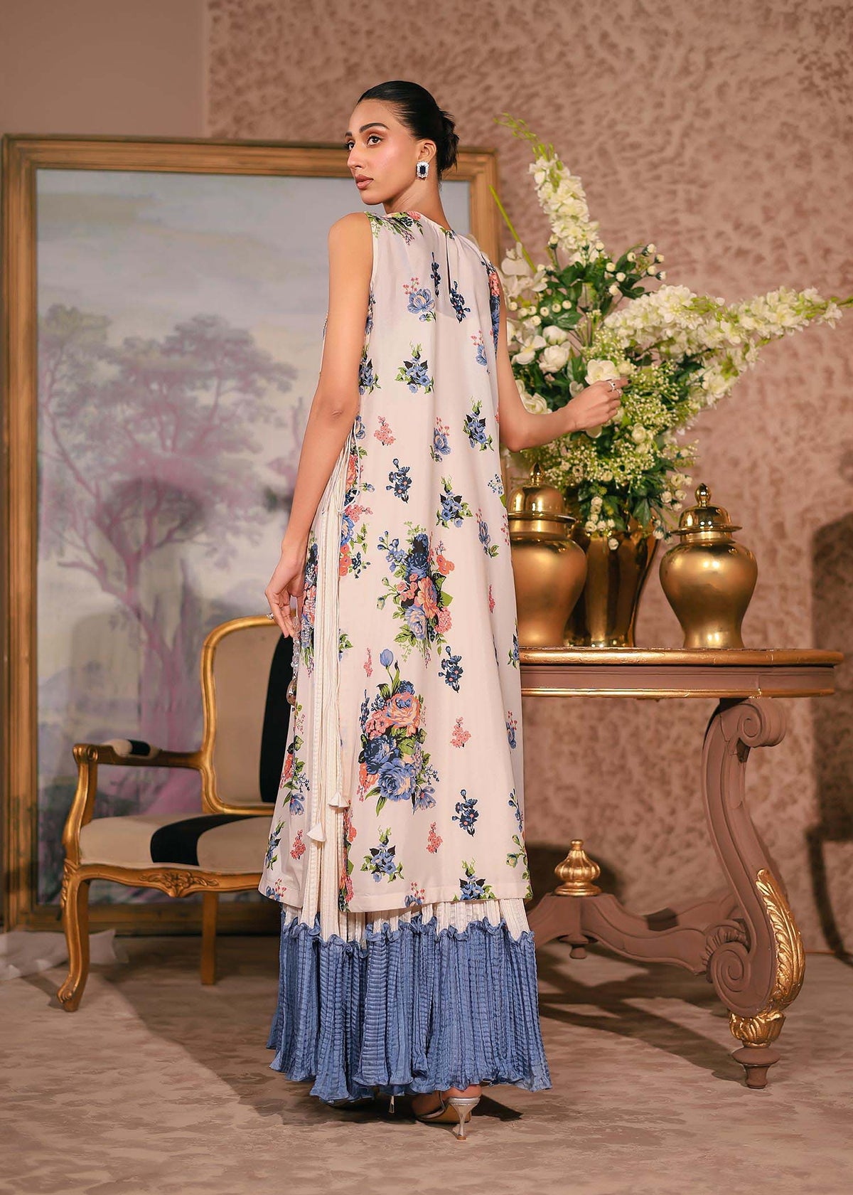 Nuriyaa | Silk Odyssey | Blossom -  Nuriyaa Semi Formal - Original Designer Dress - House of Maryam