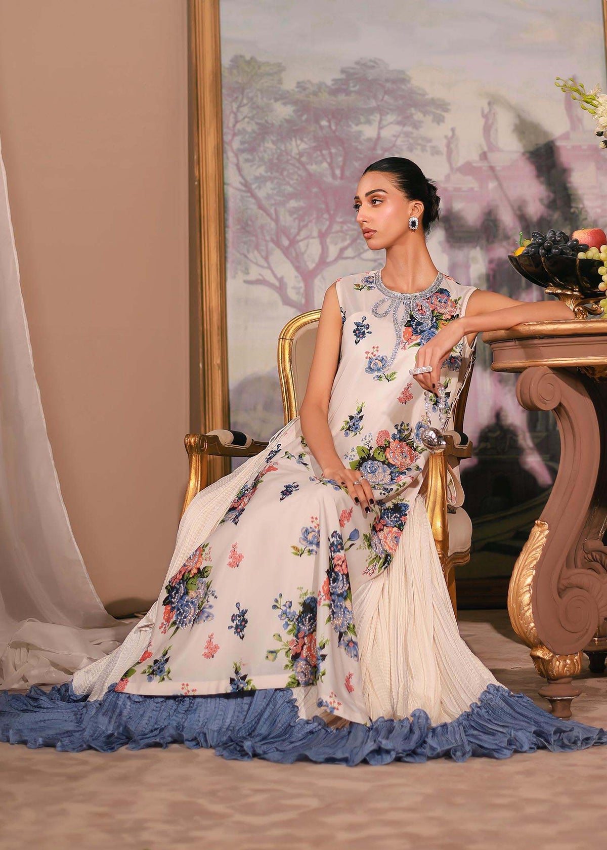 Nuriyaa | Silk Odyssey | Blossom -  Nuriyaa Semi Formal - Original Designer Dress - House of Maryam