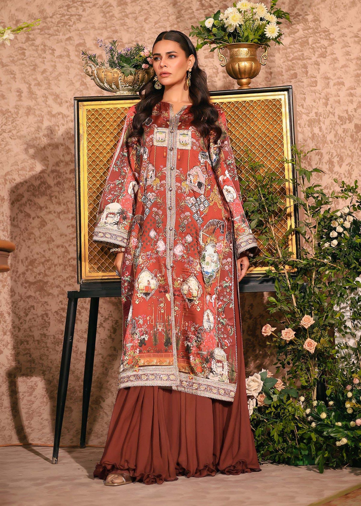 Nuriyaa | Silk Odyssey | Ornate -  Nuriyaa Semi Formal - Original Designer Dress - House of Maryam