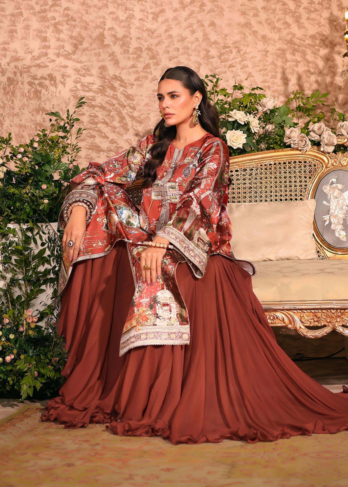 Nuriyaa | Silk Odyssey | Ornate -  Nuriyaa Semi Formal - Original Designer Dress - House of Maryam