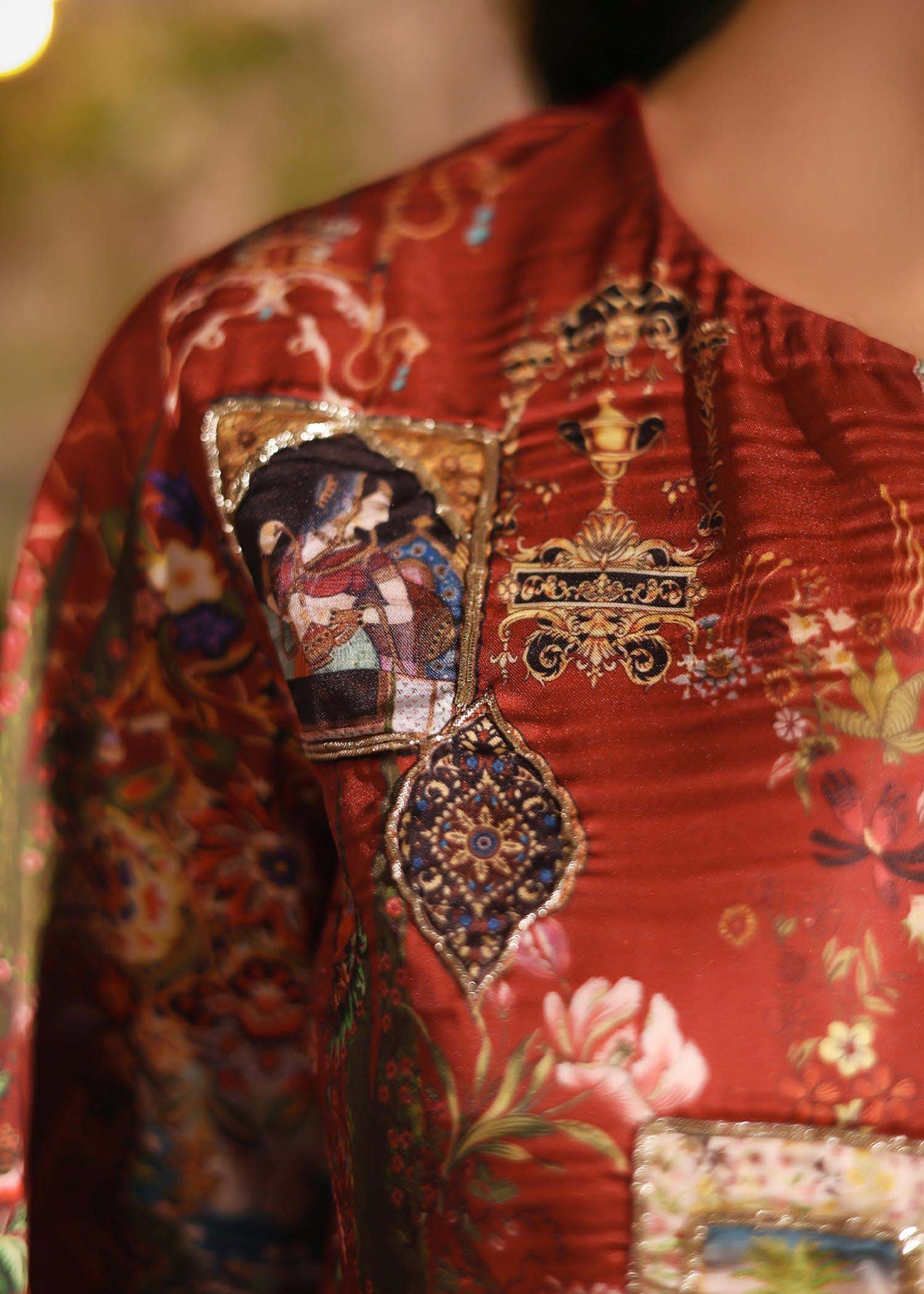 Nuriyaa | Silk Odyssey | Ornate -  Nuriyaa Semi Formal - Original Designer Dress - House of Maryam