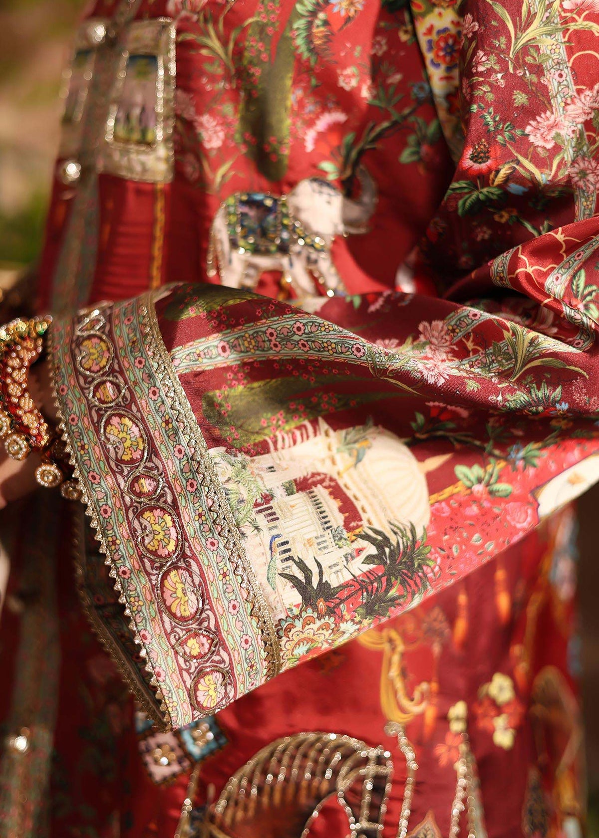 Nuriyaa | Silk Odyssey | Ornate -  Nuriyaa Semi Formal - Original Designer Dress - House of Maryam