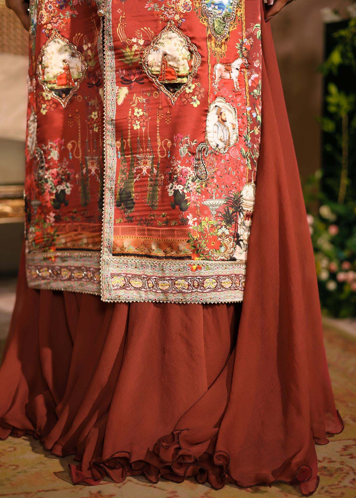 Nuriyaa | Silk Odyssey | Ornate -  Nuriyaa Semi Formal - Original Designer Dress - House of Maryam