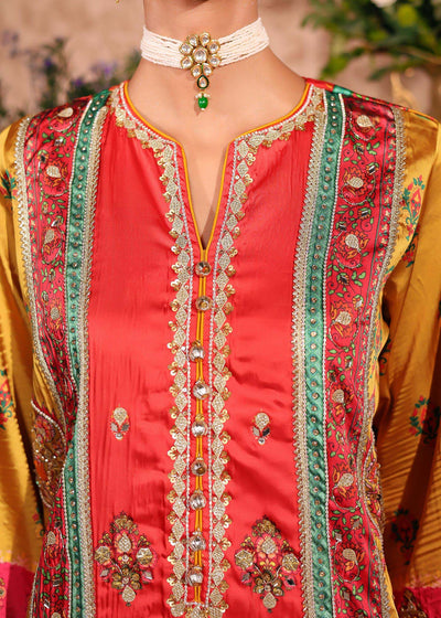 Nuriyaa | Silk Odyssey | Rose -  Nuriyaa Semi Formal - Original Designer Dress - House of Maryam