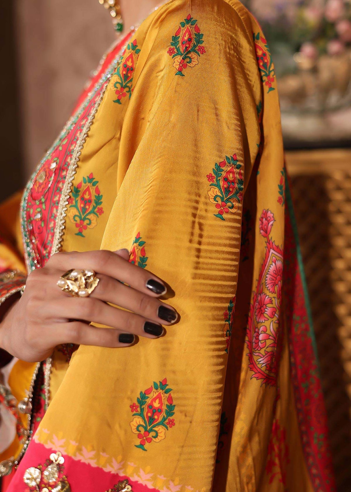 Nuriyaa | Silk Odyssey | Rose -  Nuriyaa Semi Formal - Original Designer Dress - House of Maryam