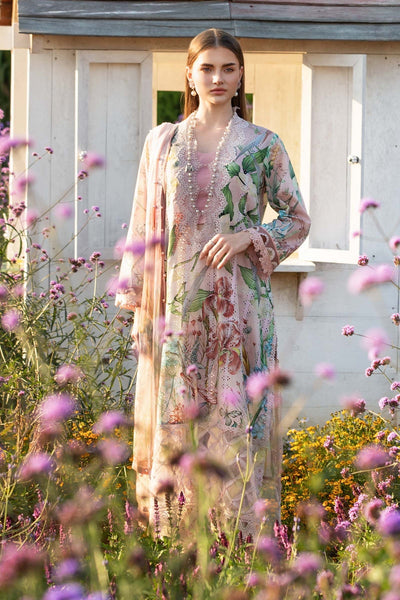 Maria B | M Prints 25 | MPT-2502-A -  Maria B Ladies Clothes - Original Designer Dress - House of Maryam