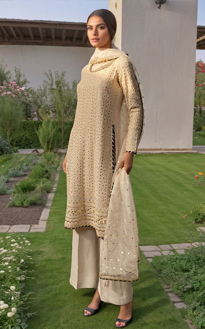 Threads and Motifs | Formal Dresses 25 | Embroidered Shirt With Trouser And Dupatta -  Threads and Motifs Ladies Clothes - Original Designer Dress - House of Maryam