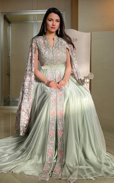 Threads and Motifs | Formal Dresses 25 | Organza Embroidered Maxi -  Threads and Motifs Ladies Clothes - Original Designer Dress - House of Maryam