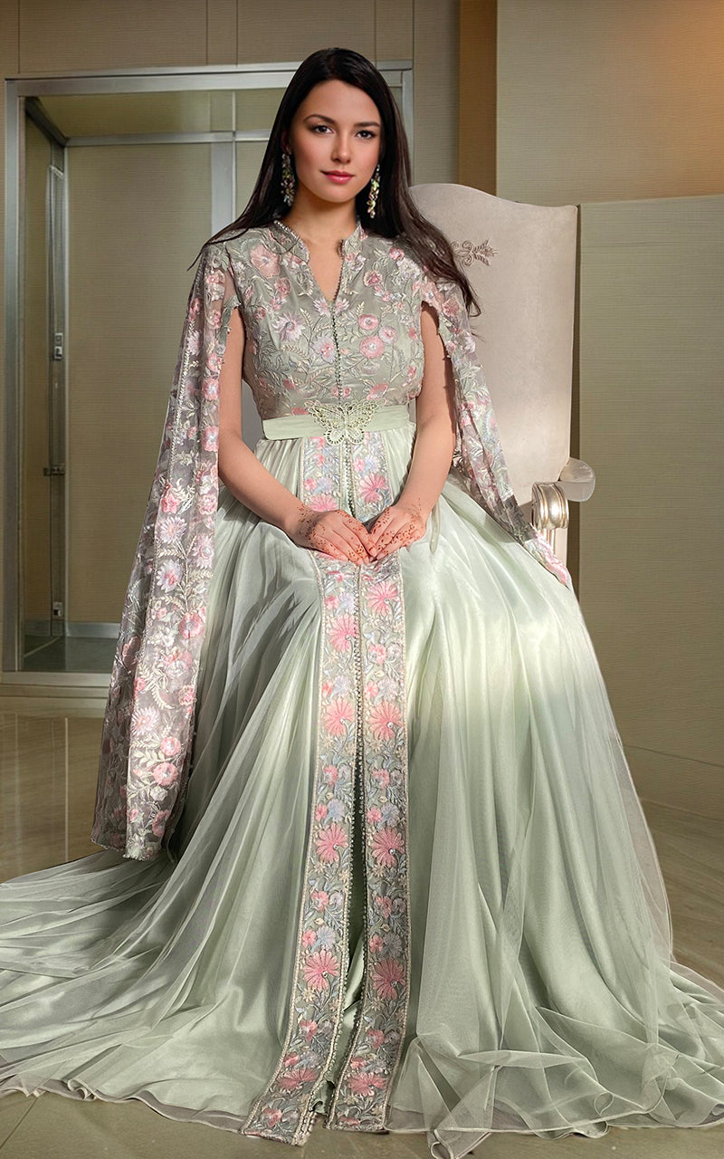 Threads and Motifs | Formal Dresses 25 | Organza Embroidered Maxi -  Threads and Motifs Ladies Clothes - Original Designer Dress - House of Maryam