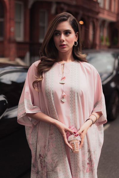 Erum Khan I Kaftan Edit I Fuchsia Fire -  Erum Khan Ladies Clothes - Original Designer Dress - House of Maryam