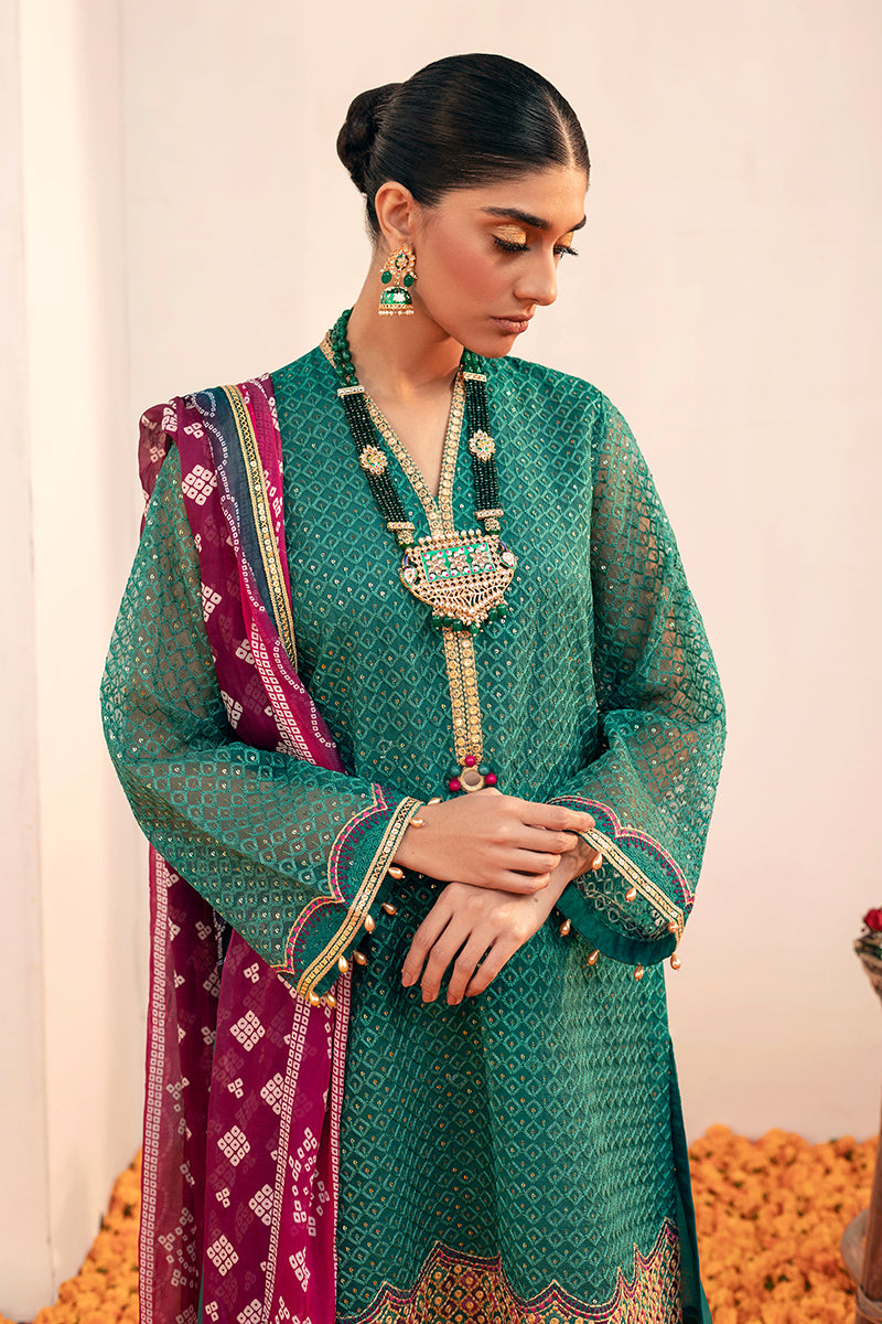 Cross Stitch | Luxury Pret | Divine Muse-2PC (Shirt & Dupatta)-1