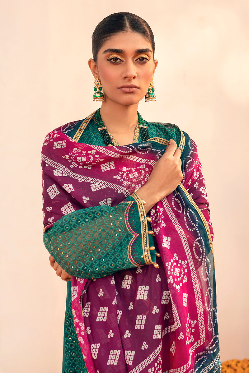 Cross Stitch | Luxury Pret | Divine Muse-2PC (Shirt & Dupatta)-4