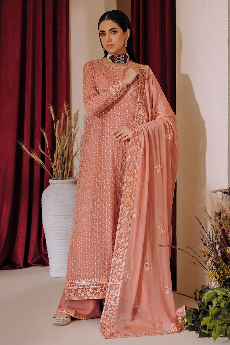 Cross Stitch | Wedding Festive 23 | CAMEO BROWN -  Cross Stitch Formal - Original Designer Dress - House of Maryam