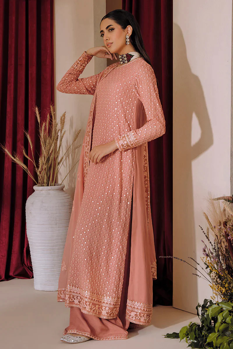 Cross Stitch | Wedding Festive 23 | CAMEO BROWN -  Cross Stitch Formal - Original Designer Dress - House of Maryam