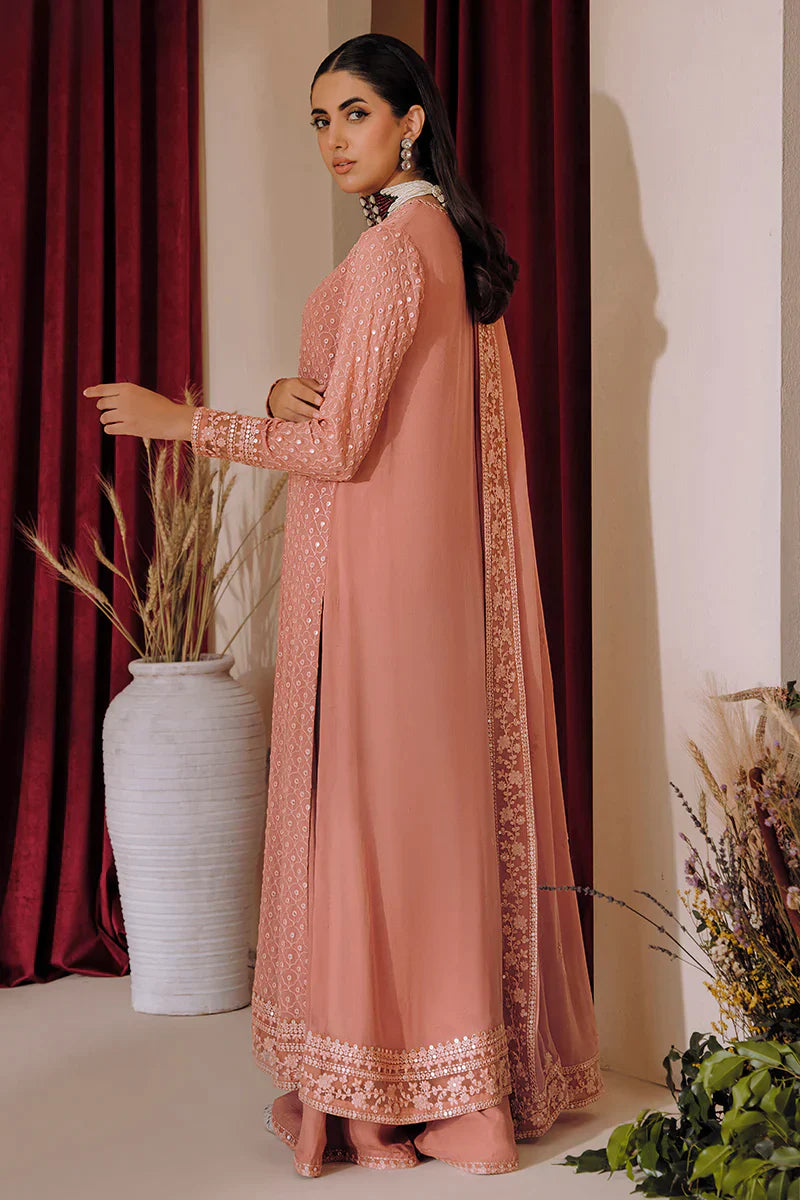Cross Stitch | Wedding Festive 23 | CAMEO BROWN -  Cross Stitch Formal - Original Designer Dress - House of Maryam