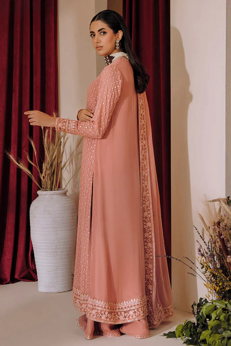 Cross Stitch | Wedding Festive 23 | CAMEO BROWN -  Cross Stitch Formal - Original Designer Dress - House of Maryam