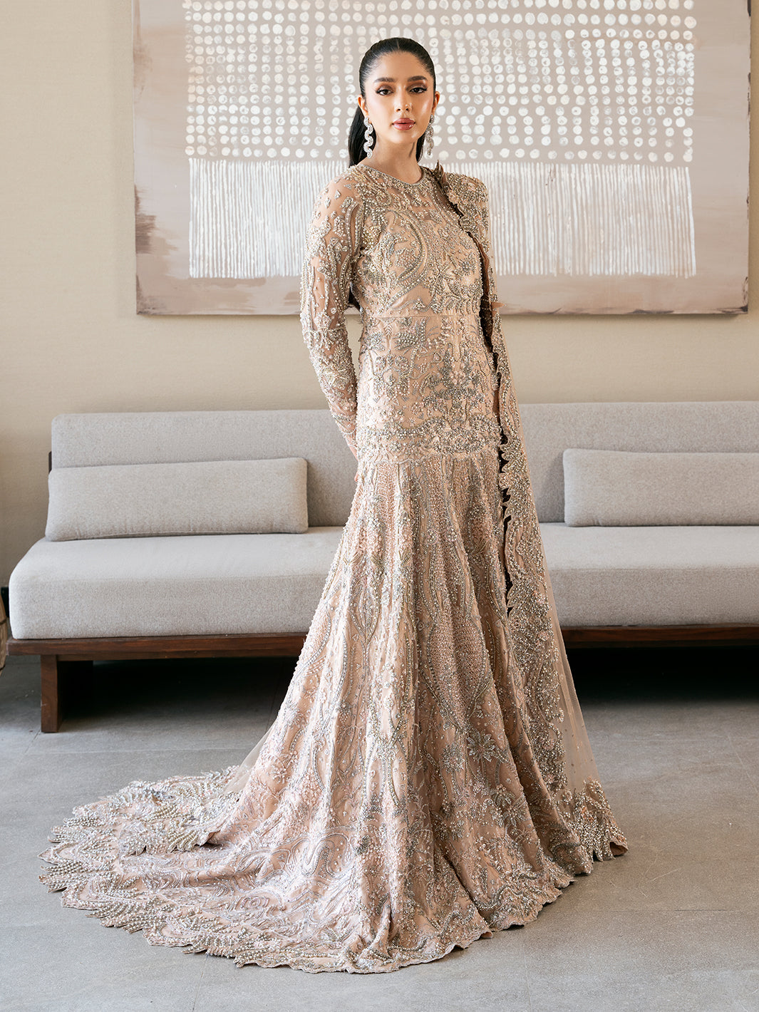 Epoque | Reverie Eternelle | Corail -  Epoque Ladies Clothes - Original Designer Dress - House of Maryam
