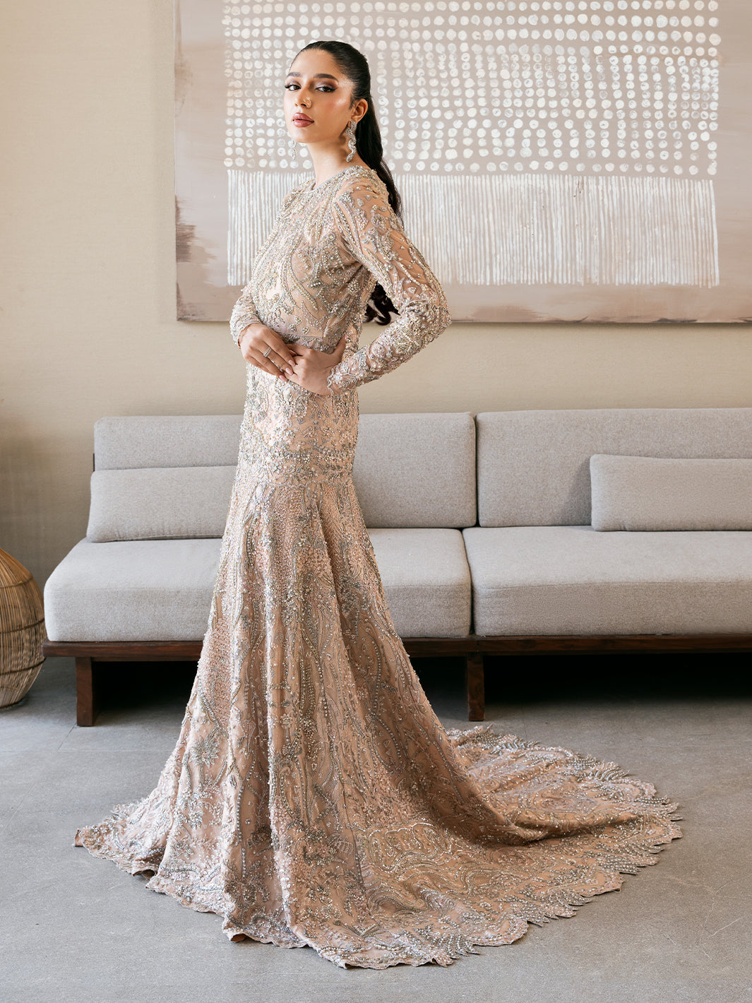Epoque | Reverie Eternelle | Corail -  Epoque Ladies Clothes - Original Designer Dress - House of Maryam