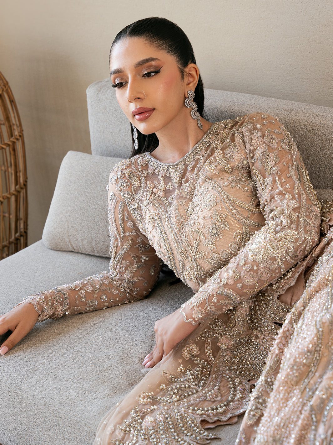 Epoque | Reverie Eternelle | Corail -  Epoque Ladies Clothes - Original Designer Dress - House of Maryam