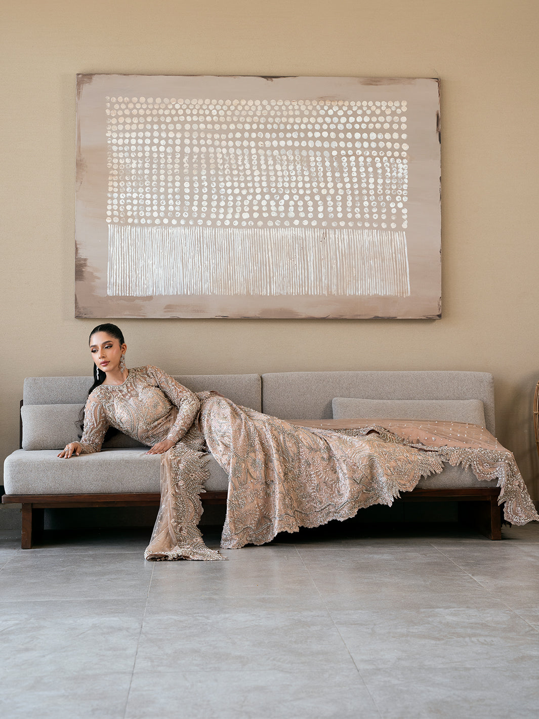 Epoque | Reverie Eternelle | Corail -  Epoque Ladies Clothes - Original Designer Dress - House of Maryam